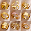 Luna Gold Ring