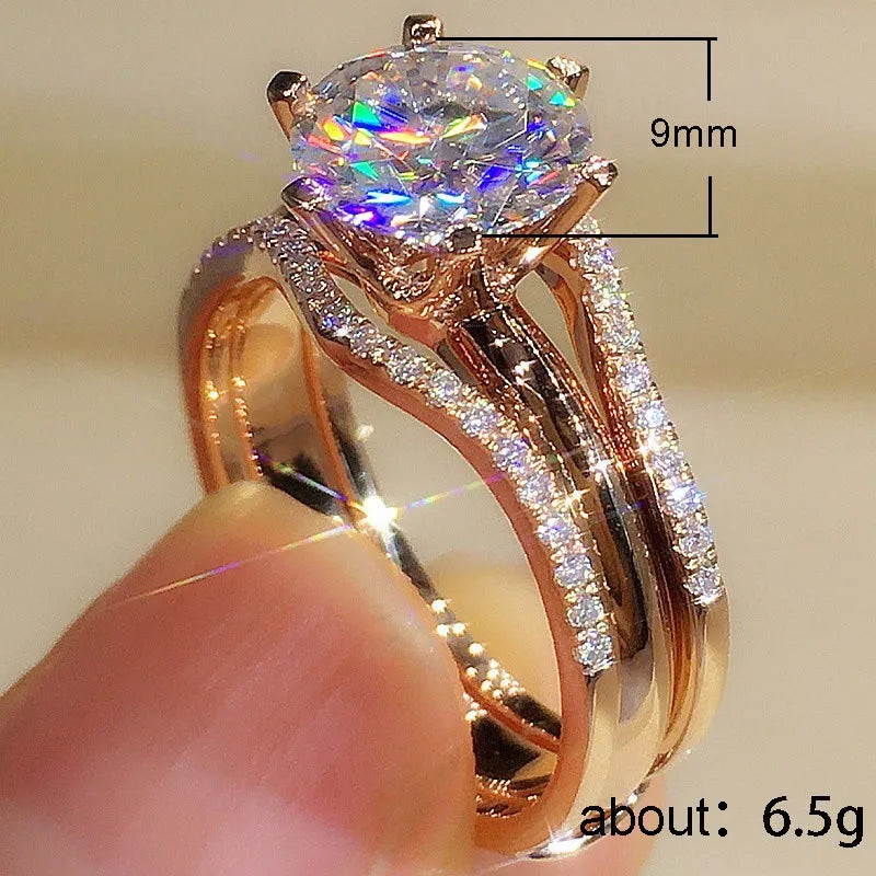Huitan Radiance CZ Ring