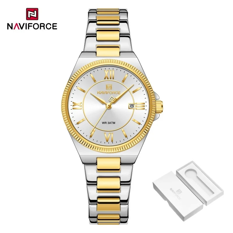 NAVIFORCE NF5073 Elegant Women's Stainless Steel Watch