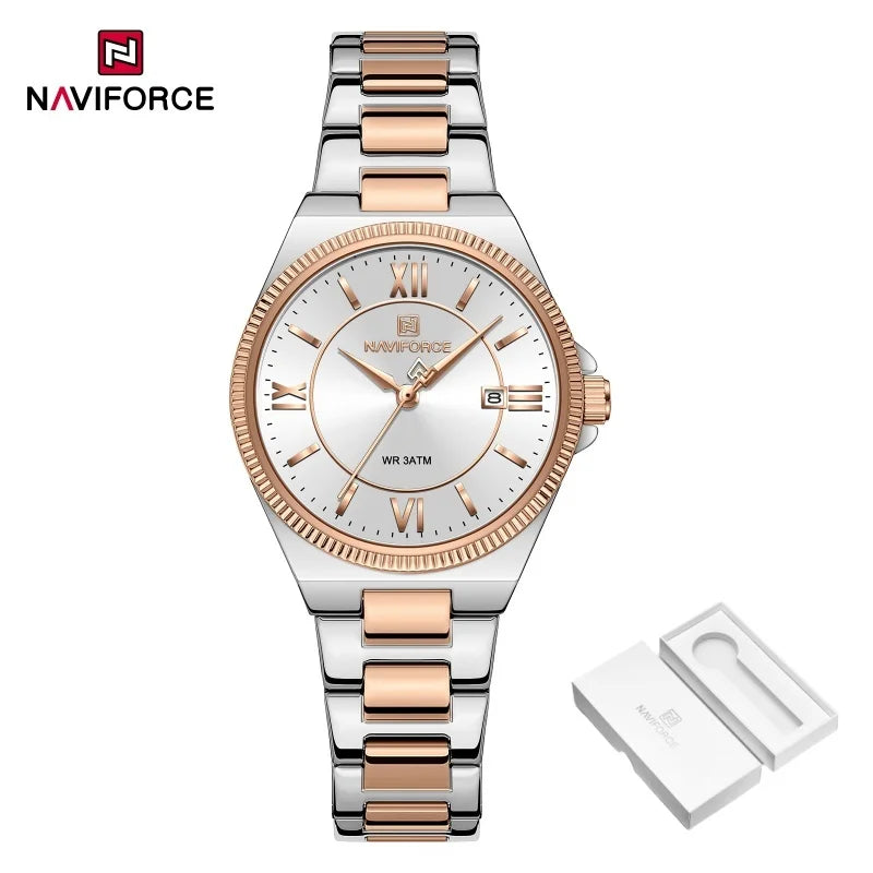 NAVIFORCE NF5073 Elegant Women's Stainless Steel Watch
