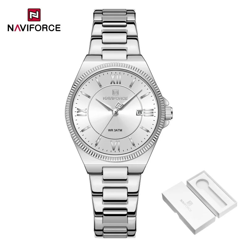 NAVIFORCE NF5073 Elegant Women's Stainless Steel Watch