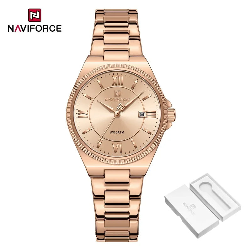 NAVIFORCE NF5073 Elegant Women's Stainless Steel Watch