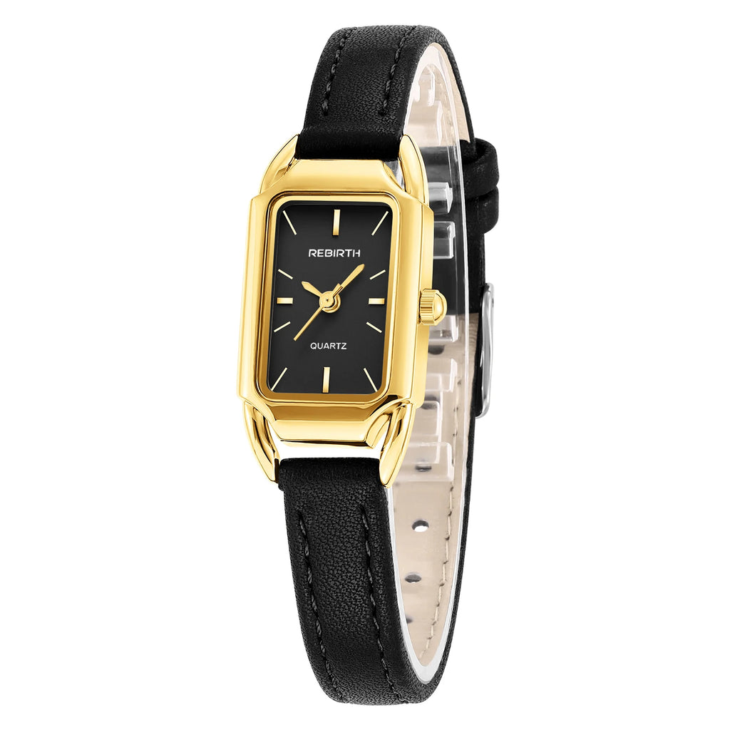 Women's Leather Belt Retro Casual Quartz Watch Is Suitable for Daily Wear