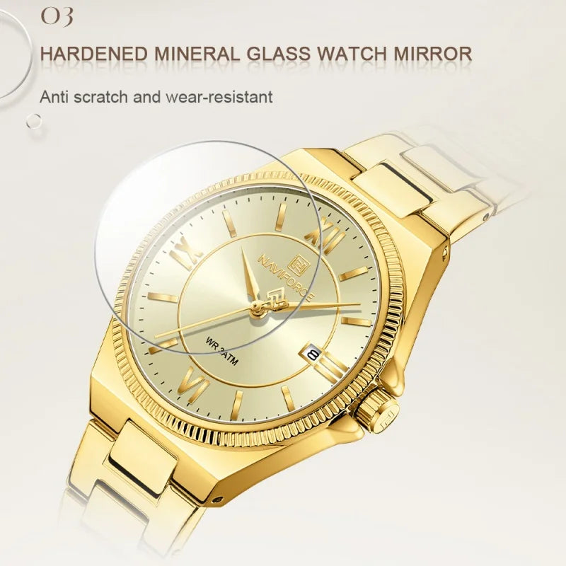 NAVIFORCE NF5073 Elegant Women's Stainless Steel Watch