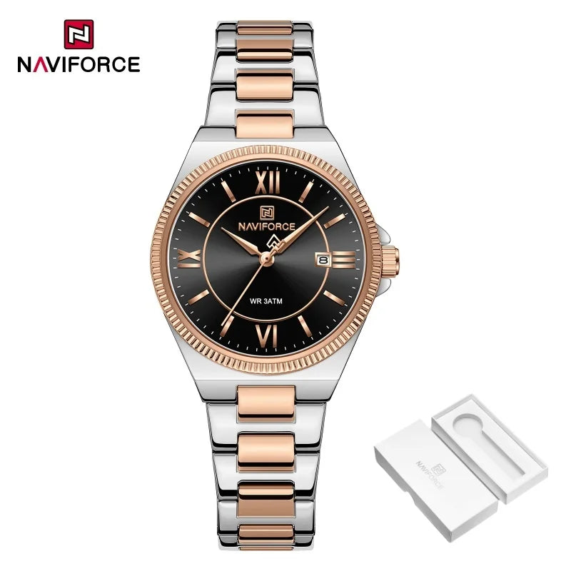 NAVIFORCE NF5073 Elegant Women's Stainless Steel Watch