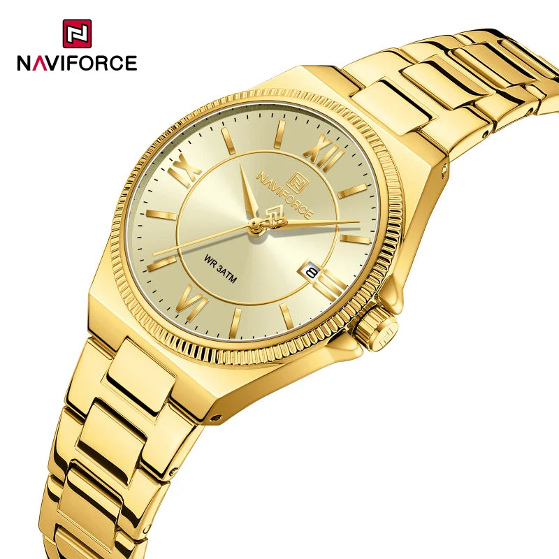 NAVIFORCE NF5073 Elegant Women's Stainless Steel Watch
