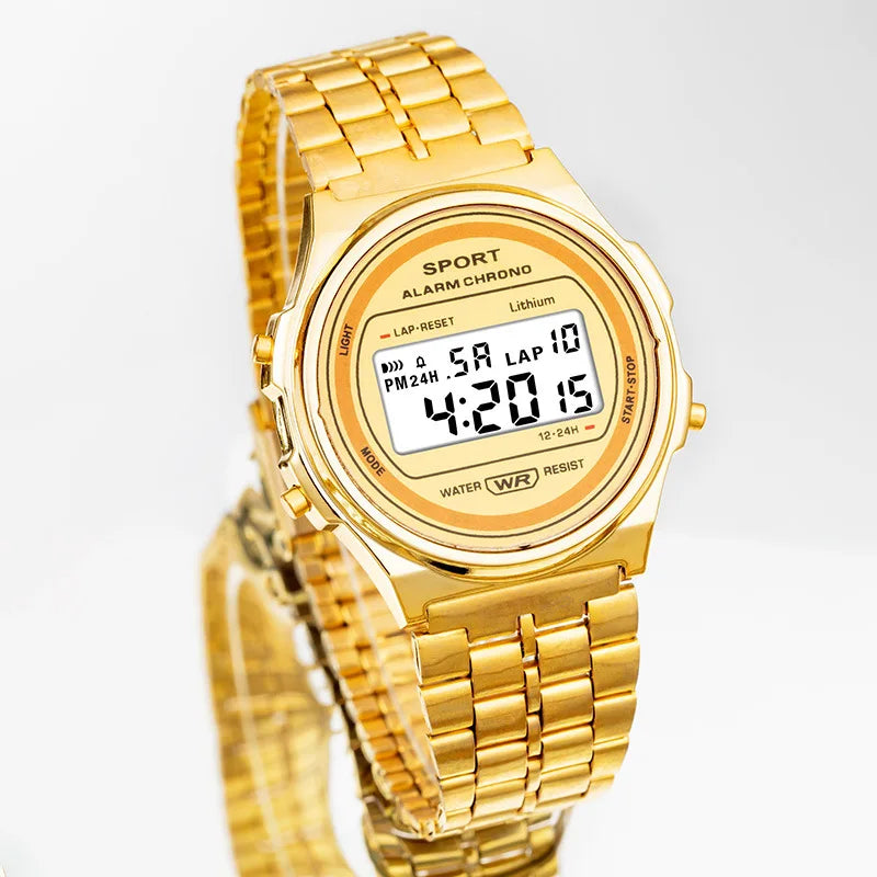 Orion™ Retro Digital Steel Watch