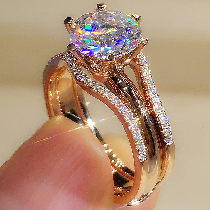 Huitan Radiance CZ Ring